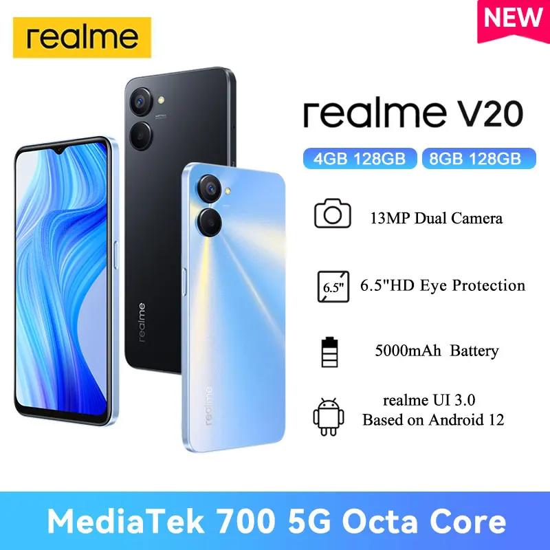 Realme-V20 Ʈ  MediaTek 700 5G Ÿ ھ 6.5 ġ, 13MP  ī޶ 5000mAh   ͸ ޴ ȭ